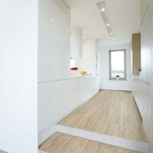 Nordikka LVT Mountain Ash flooring - detail view showing texture and color