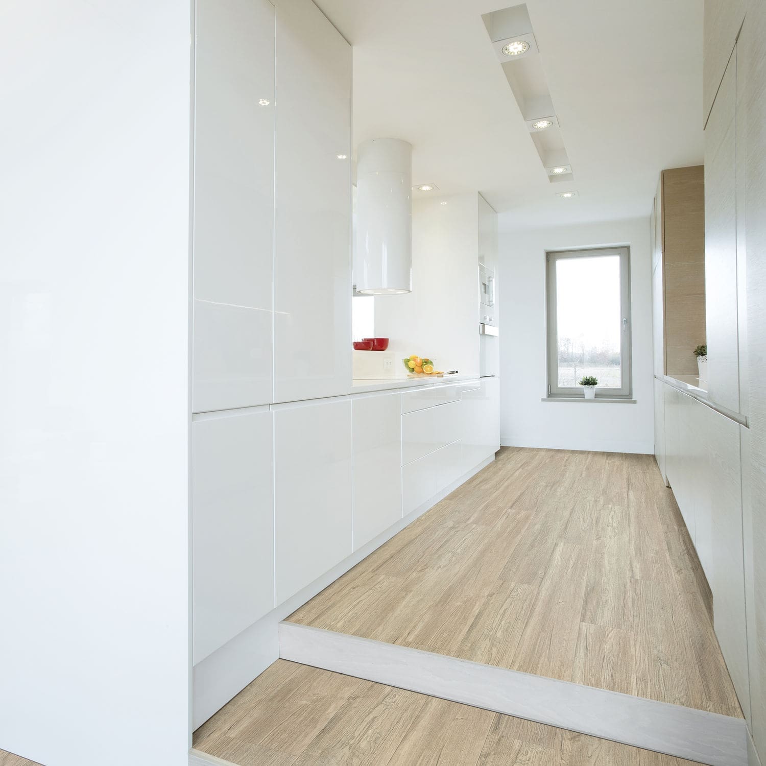 Nordikka LVT Mountain Ash flooring - detail view showing texture and color