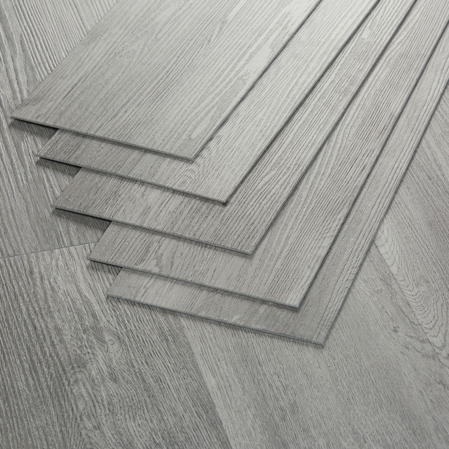 Nordikka LVT Rustic Grey flooring - close-up showing texture and color