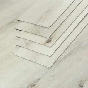 Nordikka LVT White Ash flooring - close-up showing texture and color
