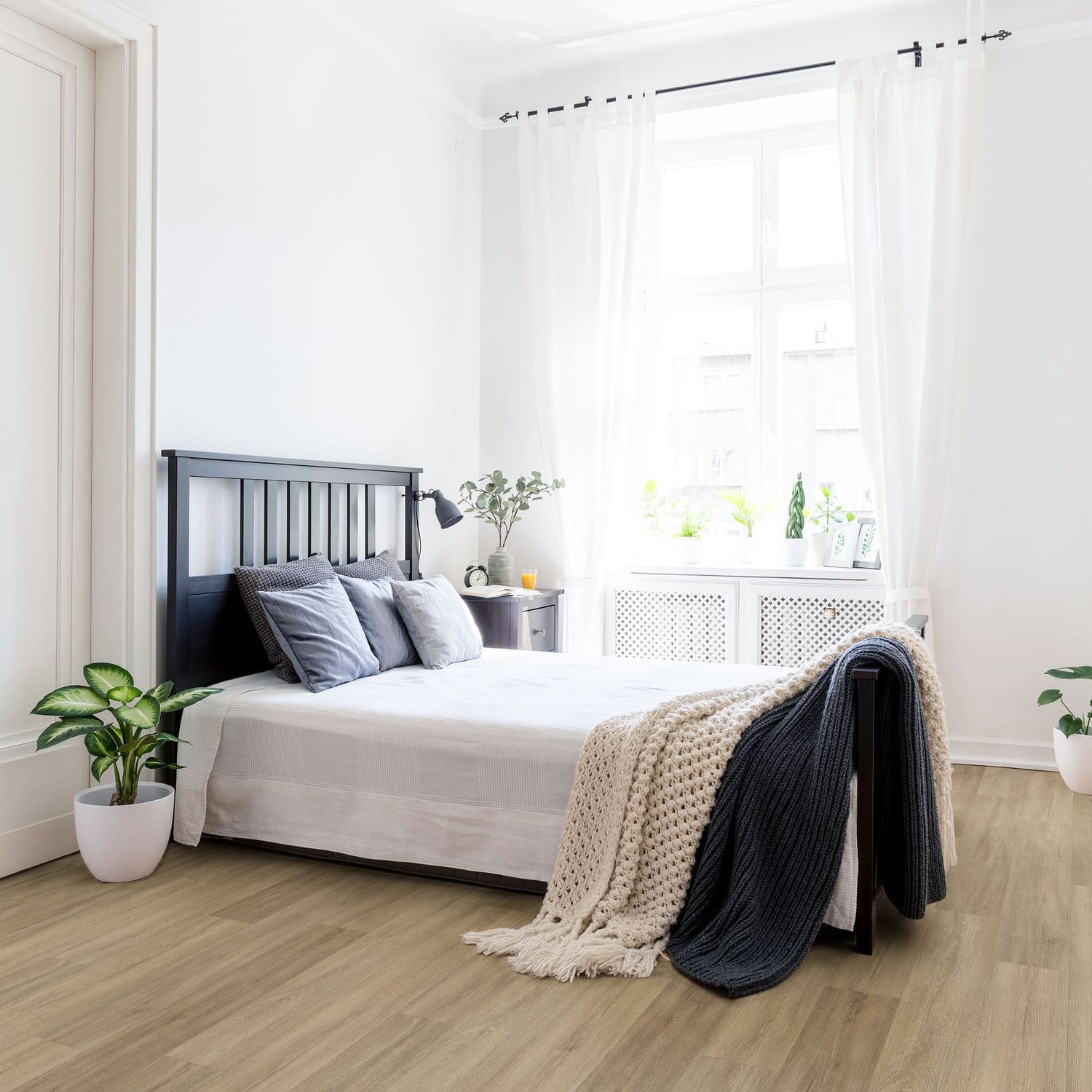 Nordikka Living American Elm flooring - detail view showing texture and color