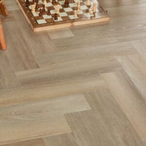 Nordikka Living Canadian Elm flooring - room shot showing texture and color