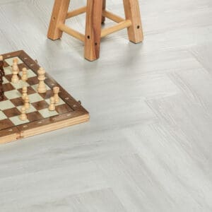 Nordikka Living Scandinavian Birch flooring - room shot showing texture and color