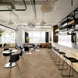 Nordikka Living Warm Oak flooring - detail view showing texture and color