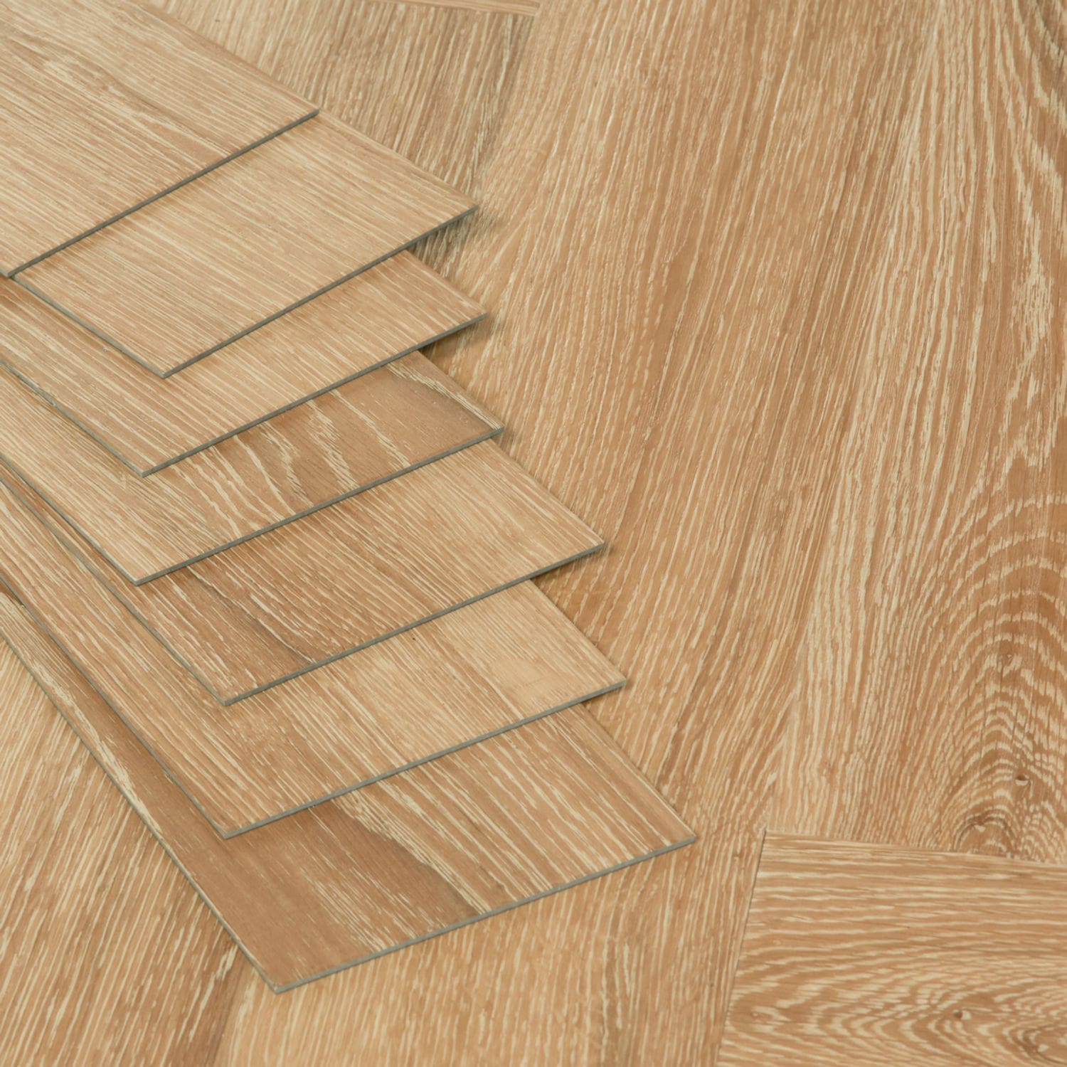 Nordikka Select Honey Oak flooring - detail view showing texture and color