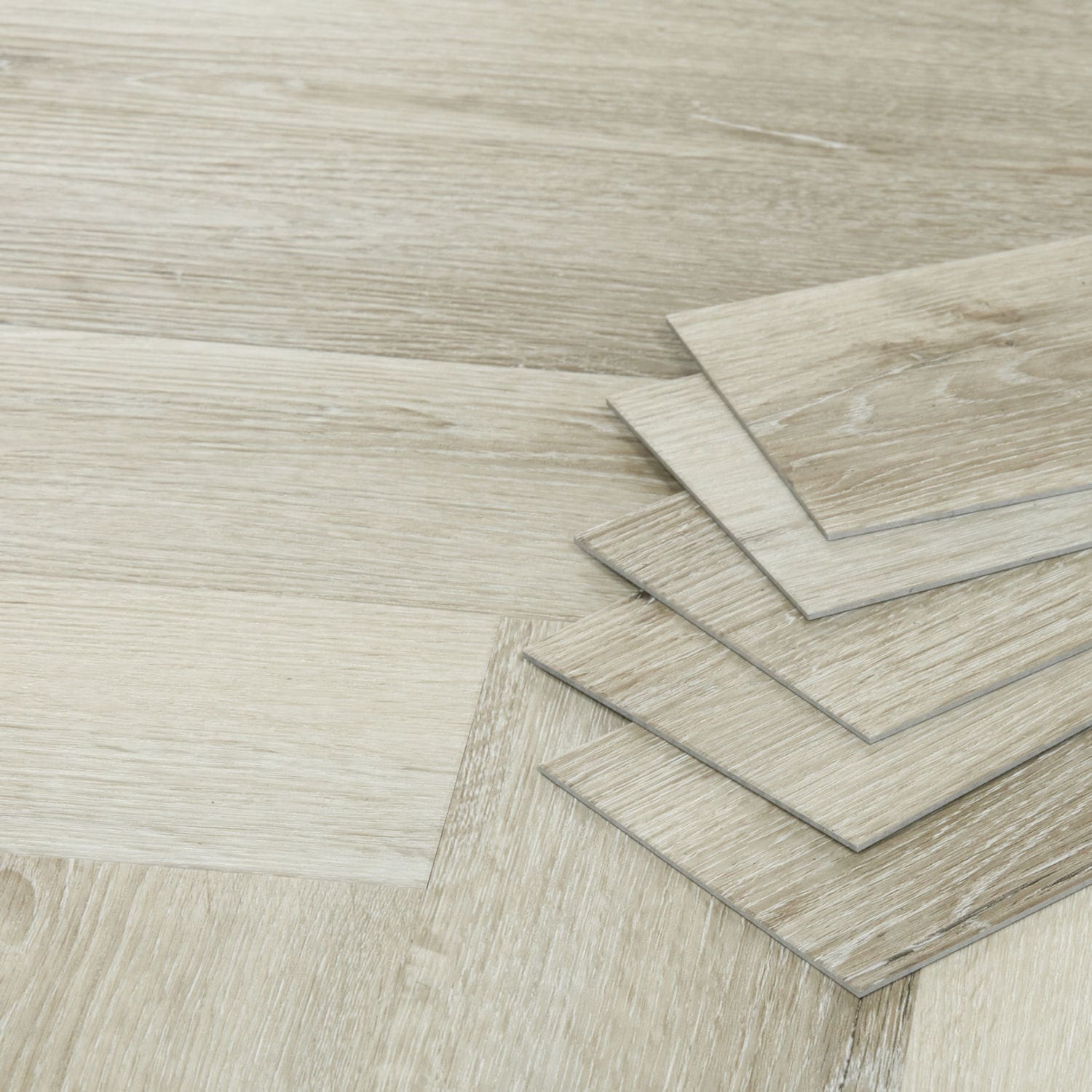 Nordikka Select Light Washed Oak flooring - close-up showing texture and color
