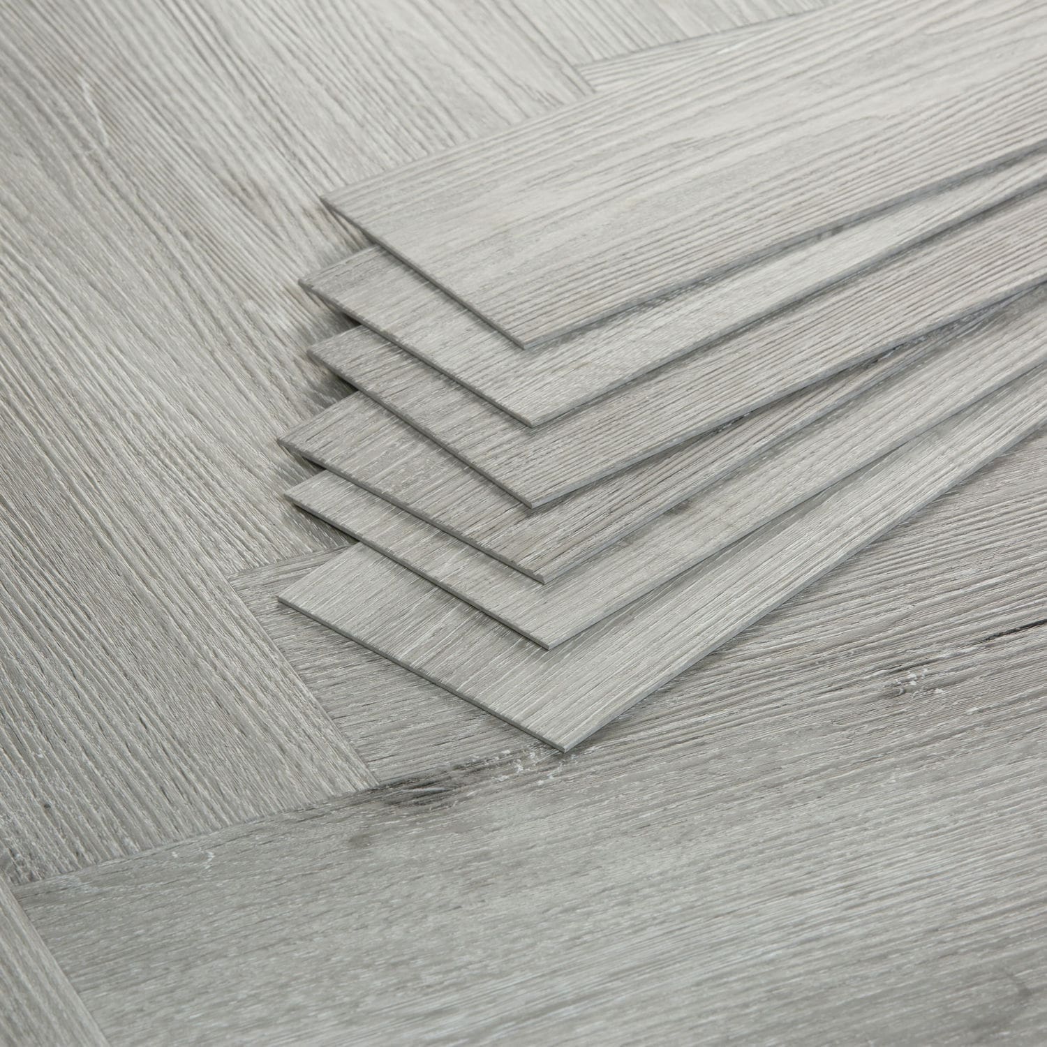Nordikka Select Winter Oak flooring - close-up showing texture and color
