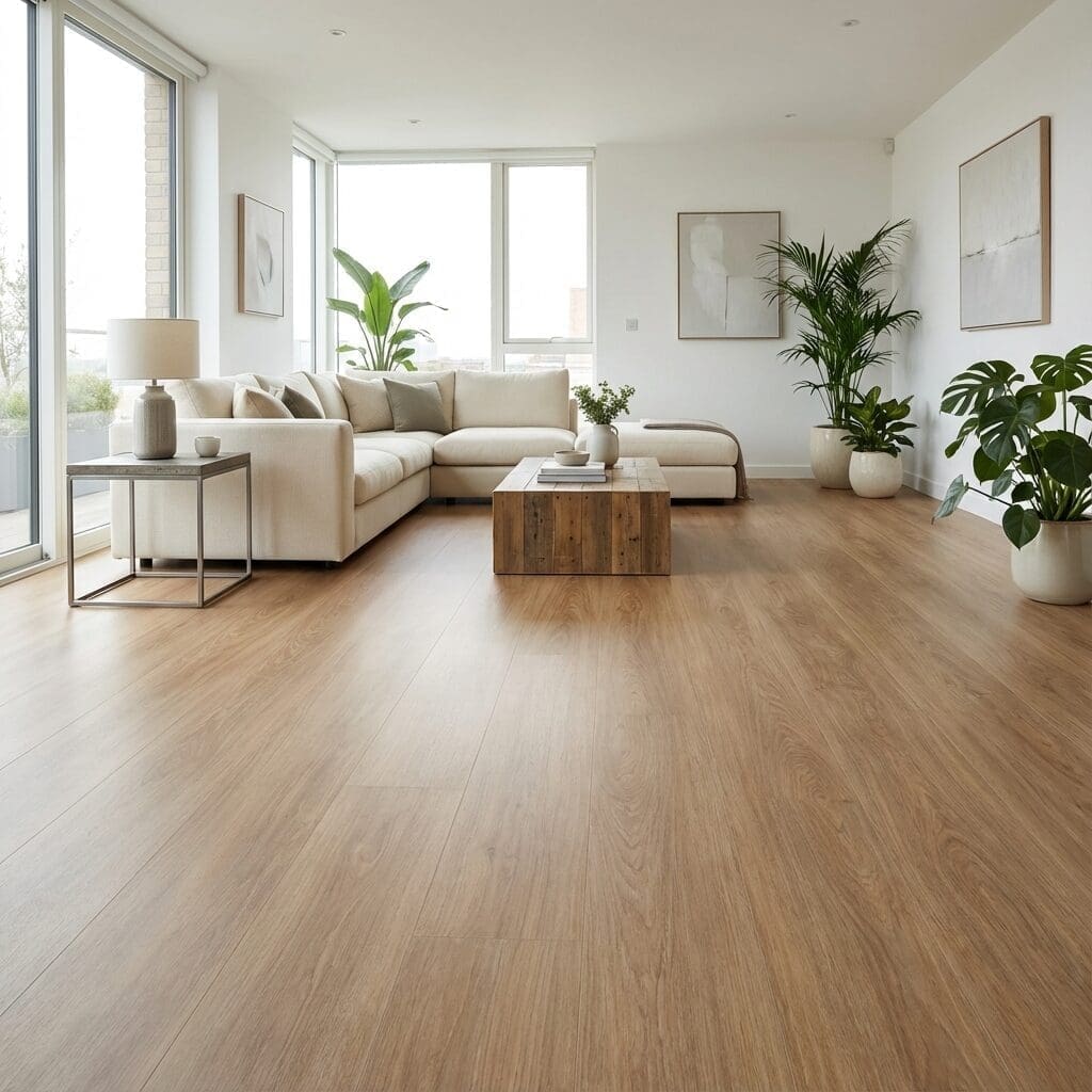Amtico Access Bleached Elm SX5W2516 luxury vinyl flooring room interior