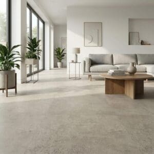 Amtico Access Hackney Grey SX5S3082 luxury vinyl flooring room interior