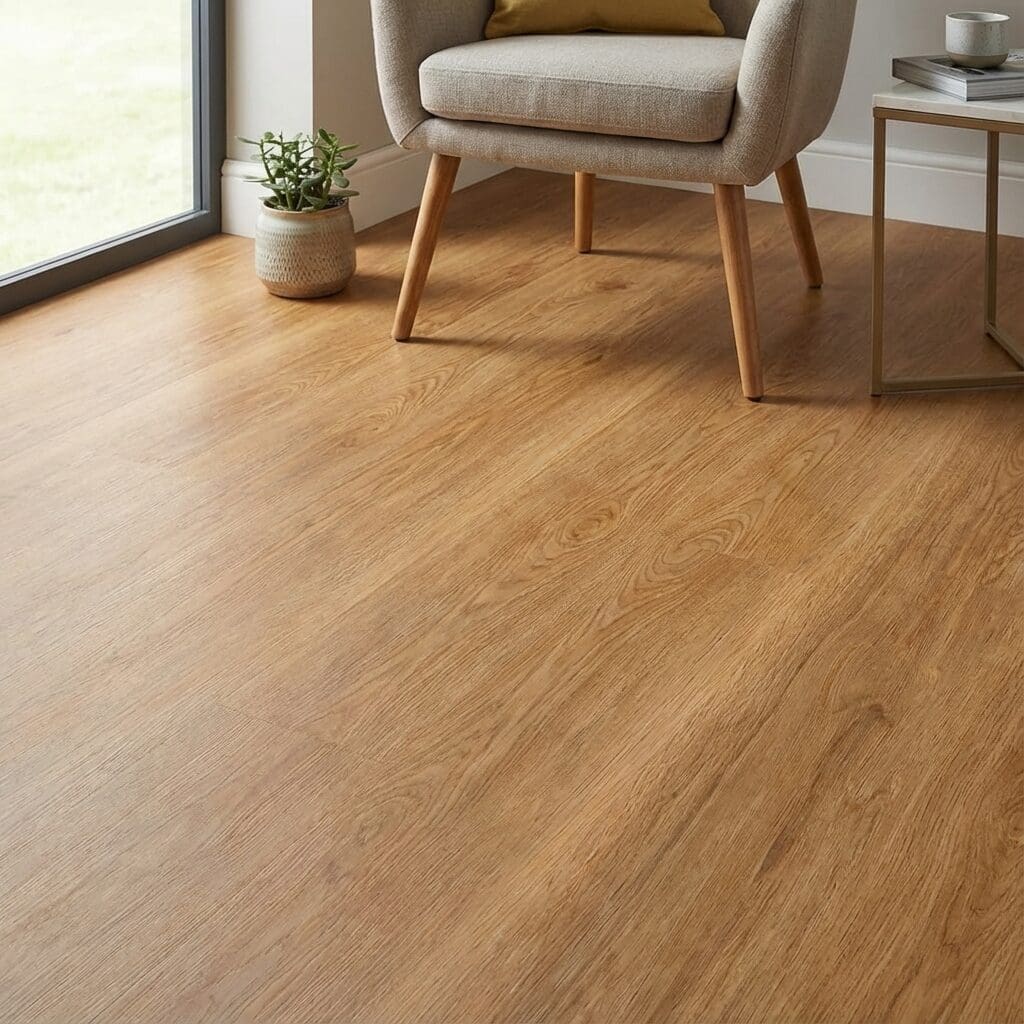Amtico Access Honey Oak SX5W2504 luxury vinyl flooring detailed view