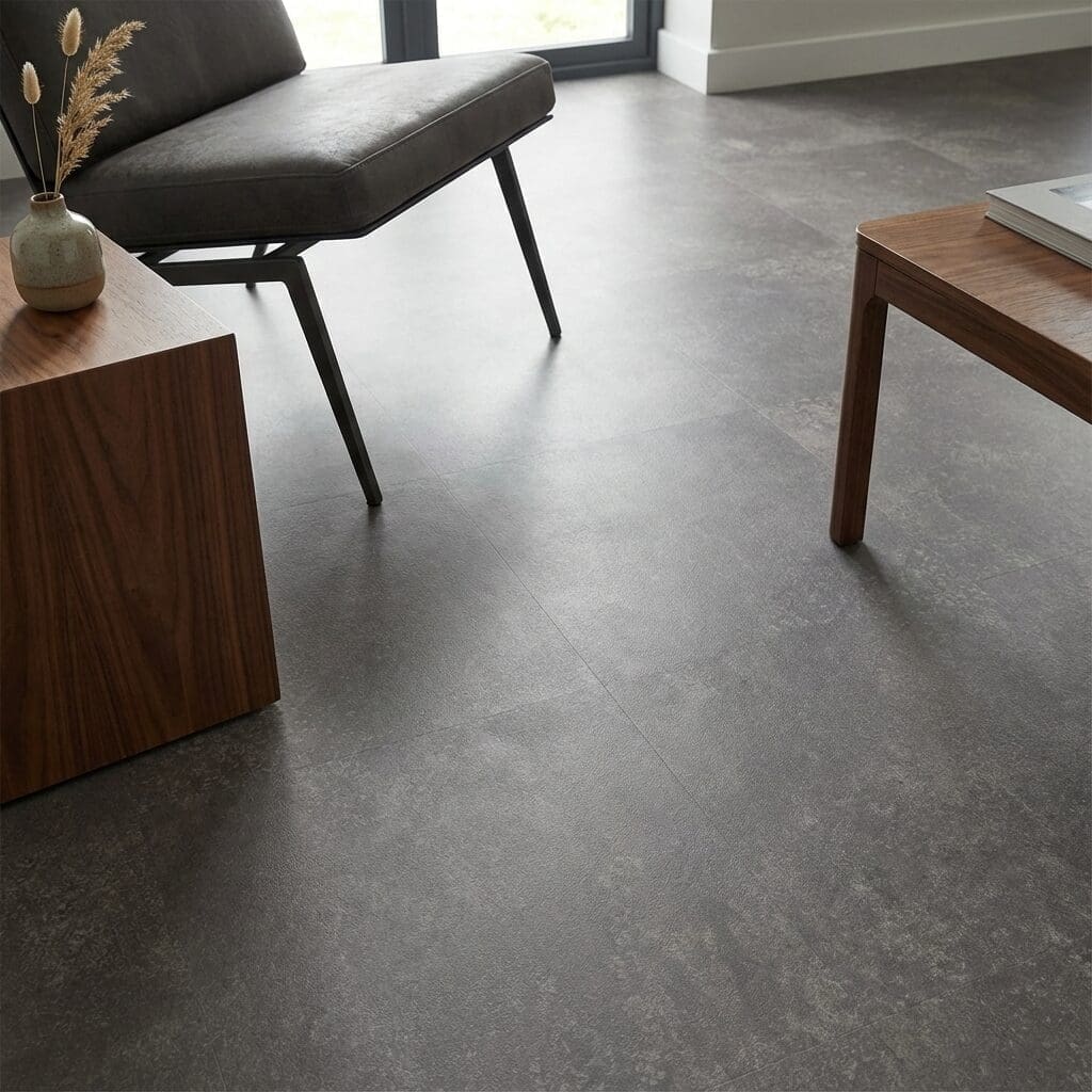Amtico Access Metropolis Grey SX5A5607 luxury vinyl flooring detailed view