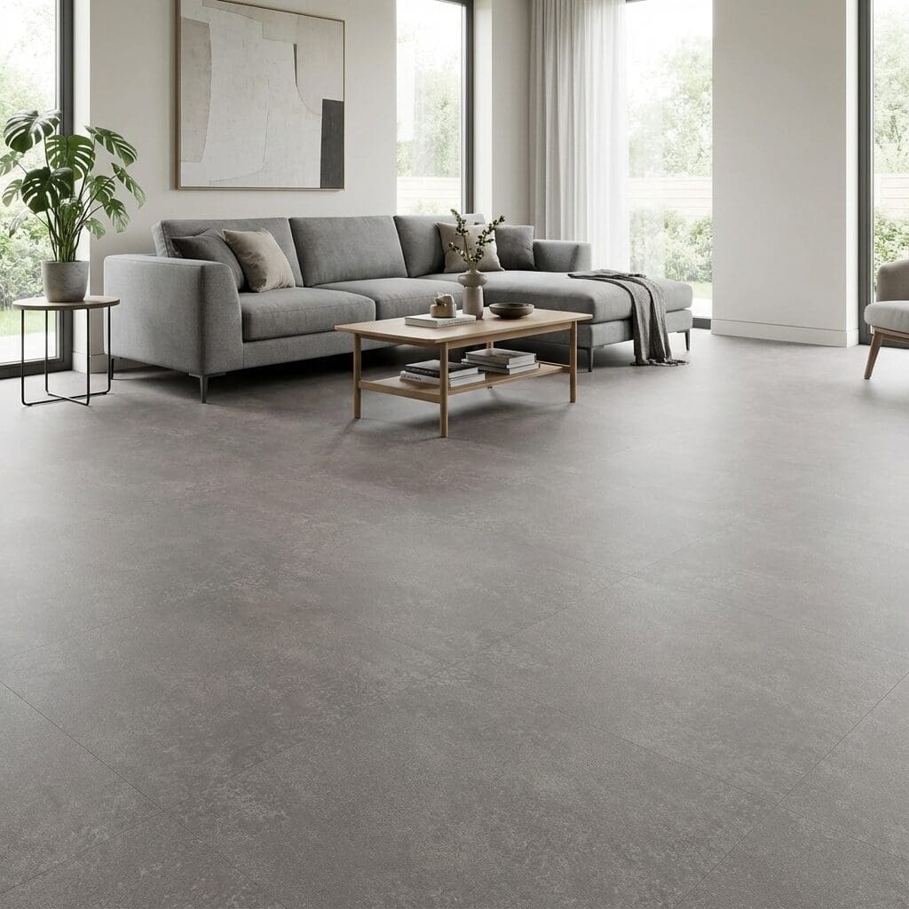 Amtico Access Metropolis Grey SX5A5607 luxury vinyl flooring room interior