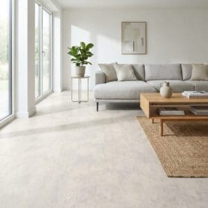 Amtico Click Smart Ceramic Frost luxury vinyl flooring room interior