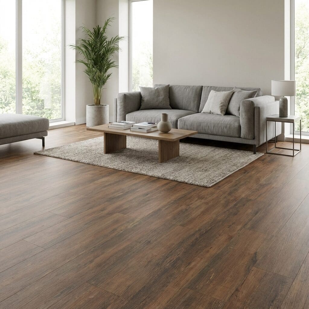 Amtico Click Smart Chapel Oak luxury vinyl flooring room interior