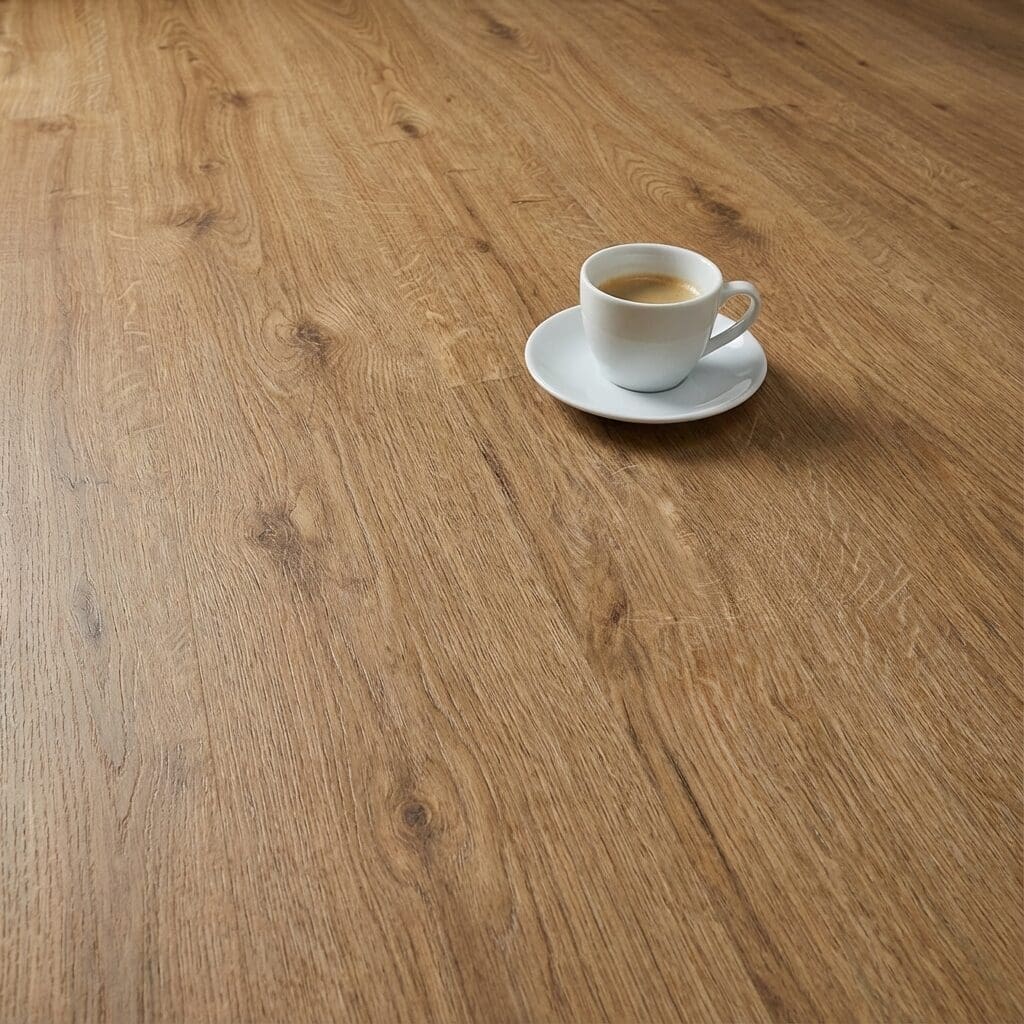 Amtico Click Smart Featured Oak luxury vinyl flooring close-up texture