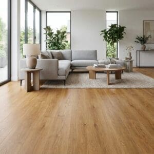 Amtico Click Smart Honey Oak luxury vinyl flooring room interior