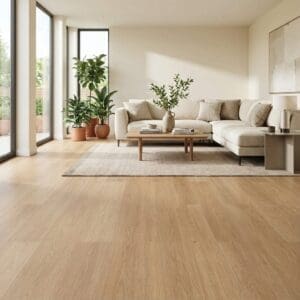 Amtico Click Smart Hushed Oak SB5W3084 luxury vinyl flooring room interior