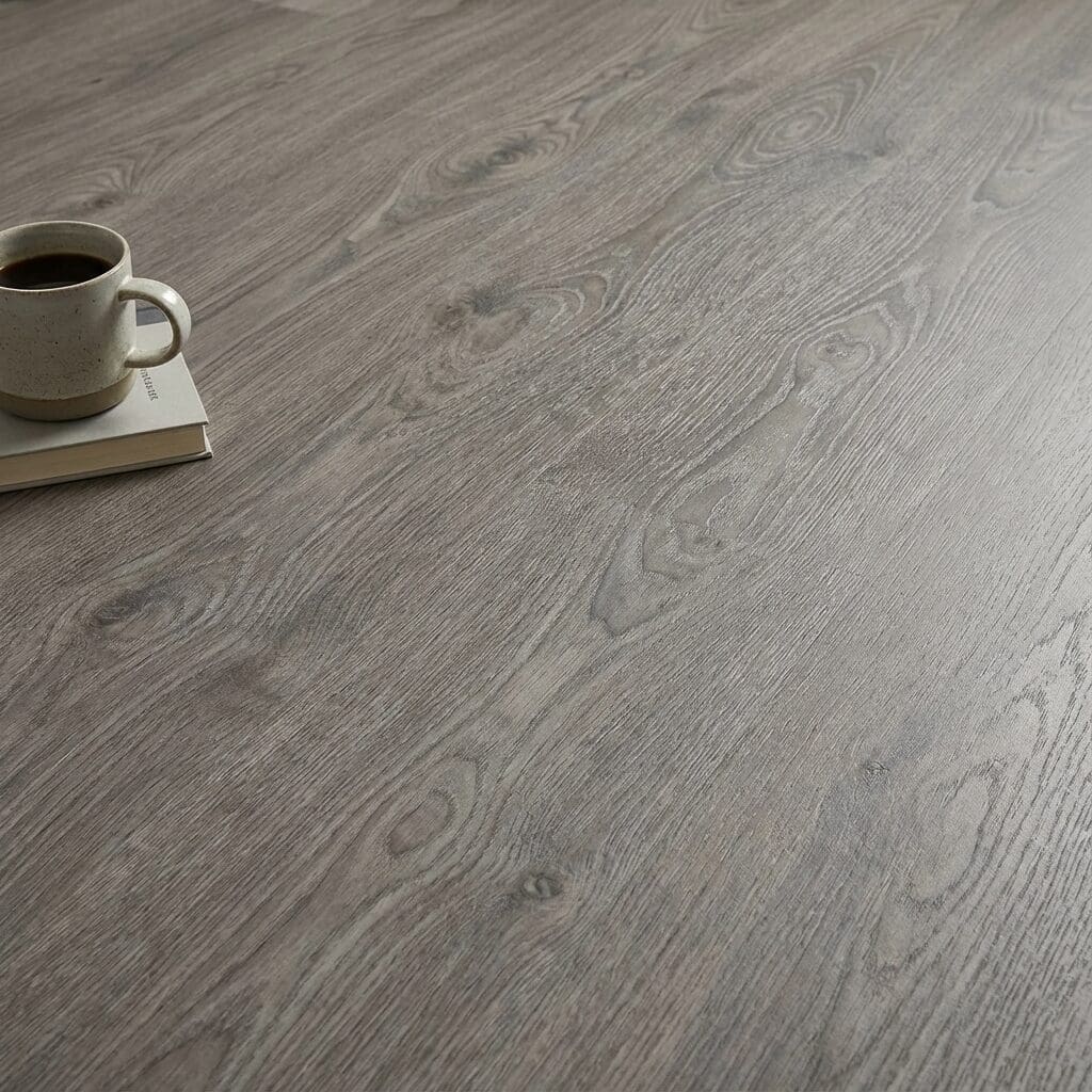 Amtico Click Smart Metropolis Smoke luxury vinyl flooring close-up texture