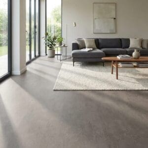 Amtico Click Smart Metropolis Smoke luxury vinyl flooring room interior