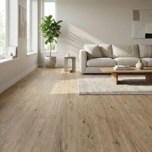 Amtico Click Smart Sun Bleached Oak luxury vinyl flooring room interior