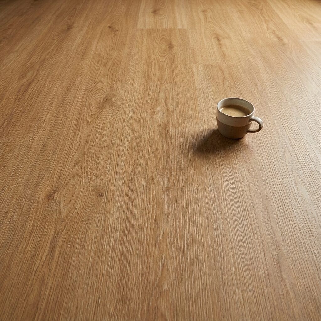 Amtico Click Smart Treated Oak luxury vinyl flooring close-up texture