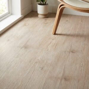Amtico Click Smart White Ash luxury vinyl flooring detailed view