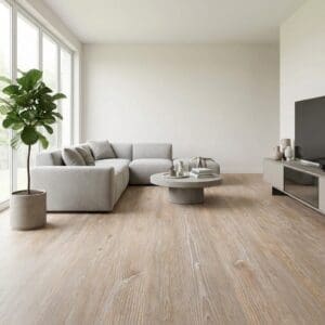 Amtico Click Smart Worn Ash luxury vinyl flooring room interior