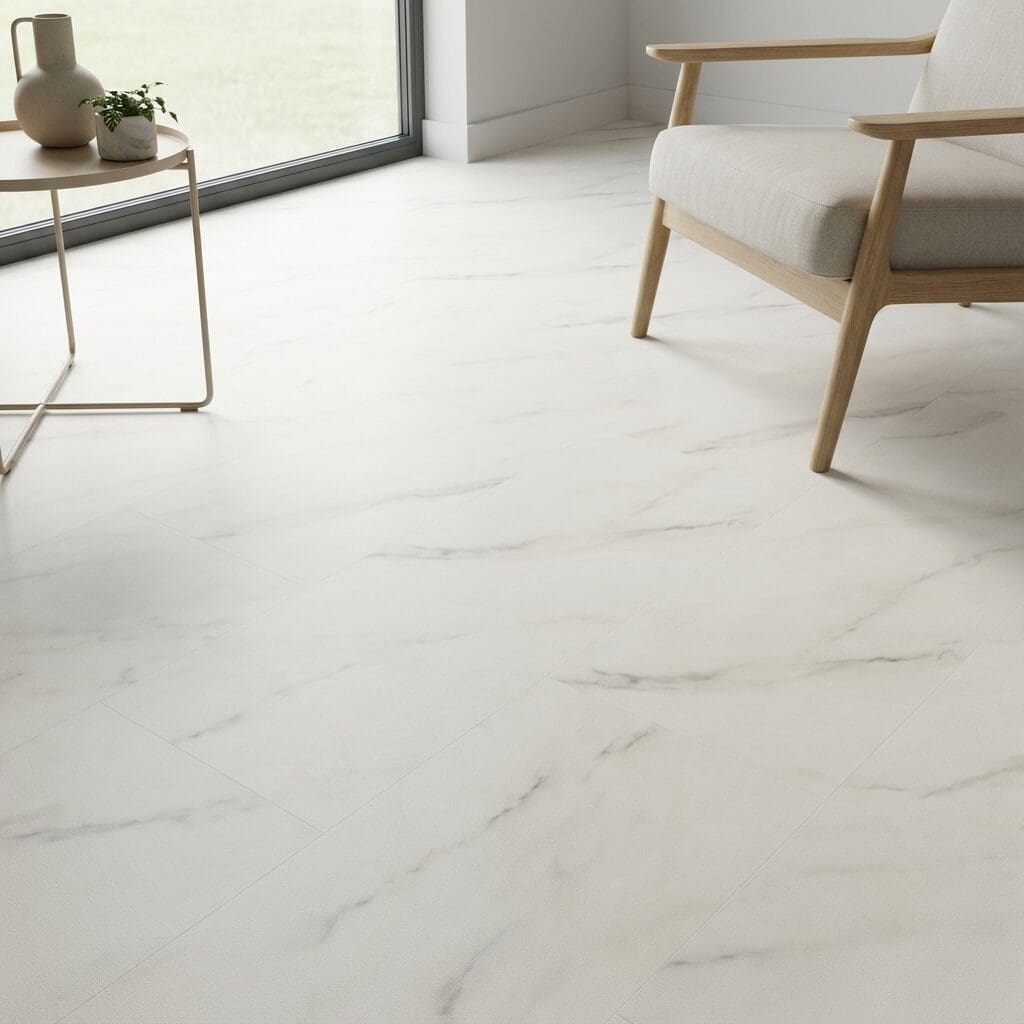 Amtico First Clarence Marble SF3S4441 luxury vinyl flooring detailed view