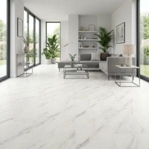 Amtico First Clarence Marble SF3S4441 luxury vinyl flooring room interior