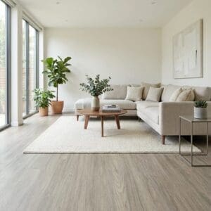 Amtico First Heron Oak SF3W1023 luxury vinyl flooring room interior