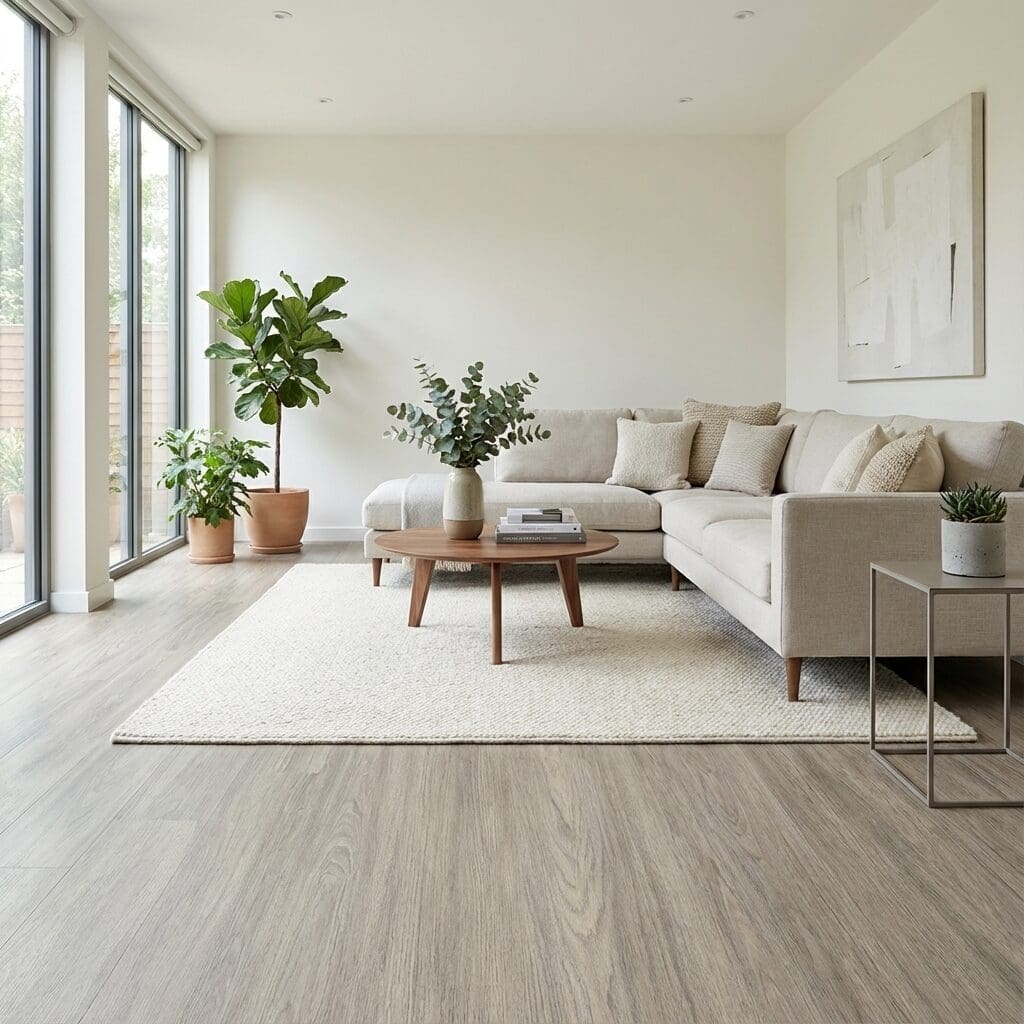 Amtico First Heron Oak SF3W1023 luxury vinyl flooring room interior