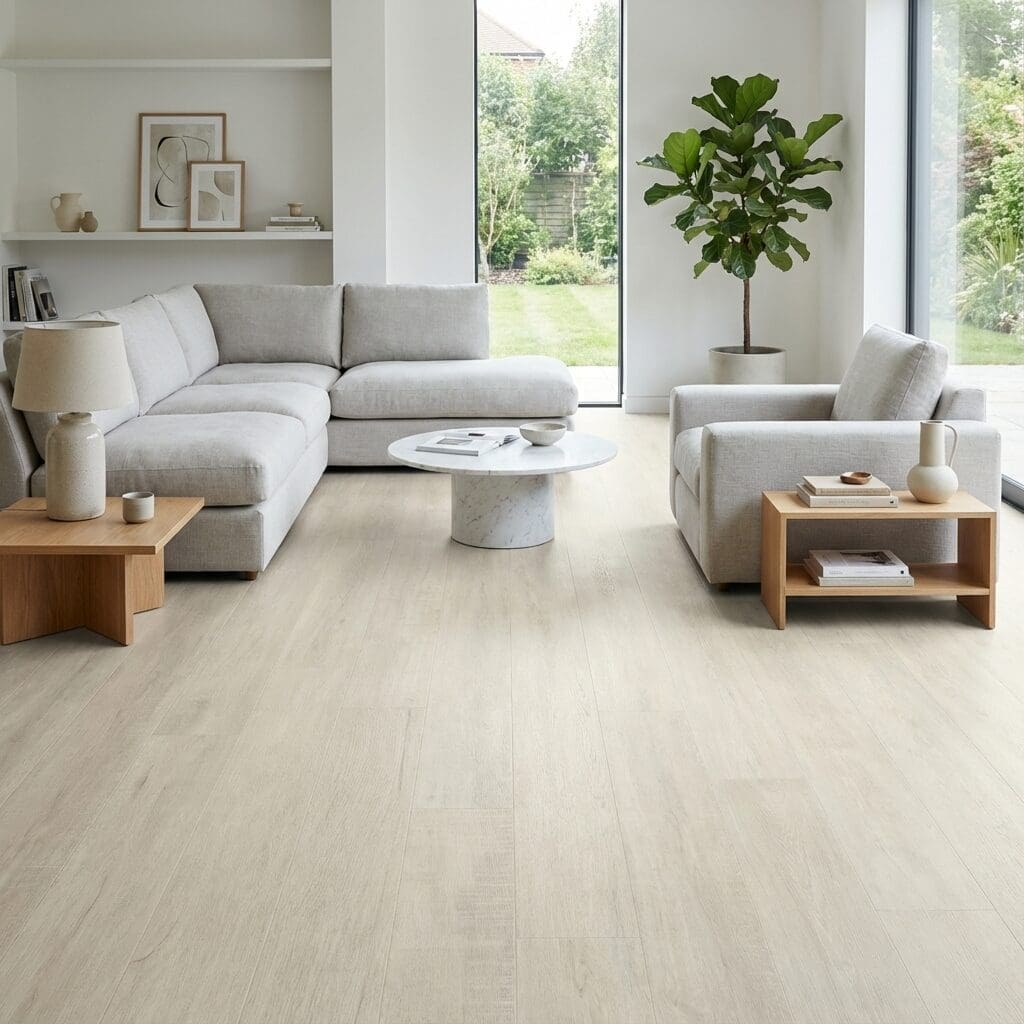 Amtico First Salt Washed Timber SF3W1021 luxury vinyl flooring room interior