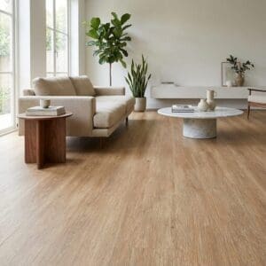 Amtico Form Cowrie Oak luxury vinyl flooring room interior
