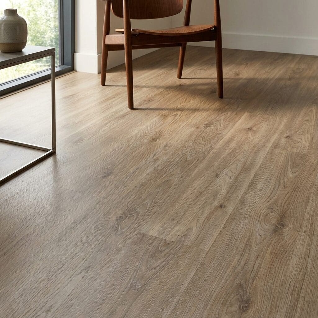 Amtico Form Dusted Oak luxury vinyl flooring detailed view