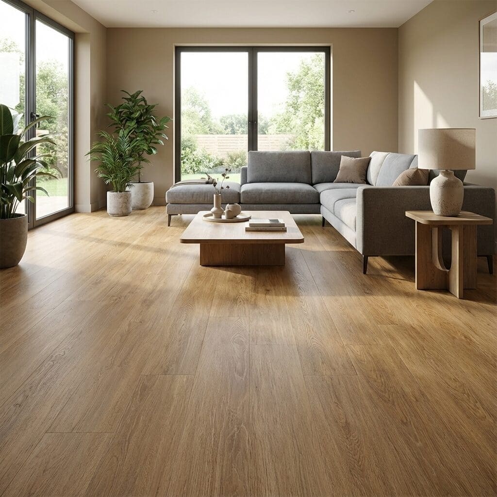 Amtico Form Esker Oak luxury vinyl flooring room interior