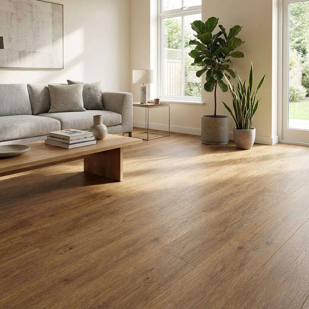 Amtico Form Falun Oak luxury vinyl flooring room interior