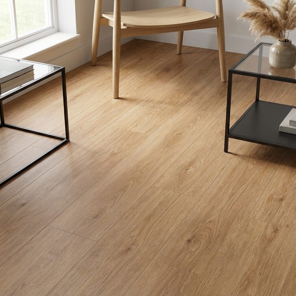 Amtico Form Flora Oak luxury vinyl flooring detailed view