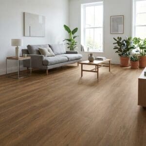 Amtico Form Furrowed Oak luxury vinyl flooring room interior