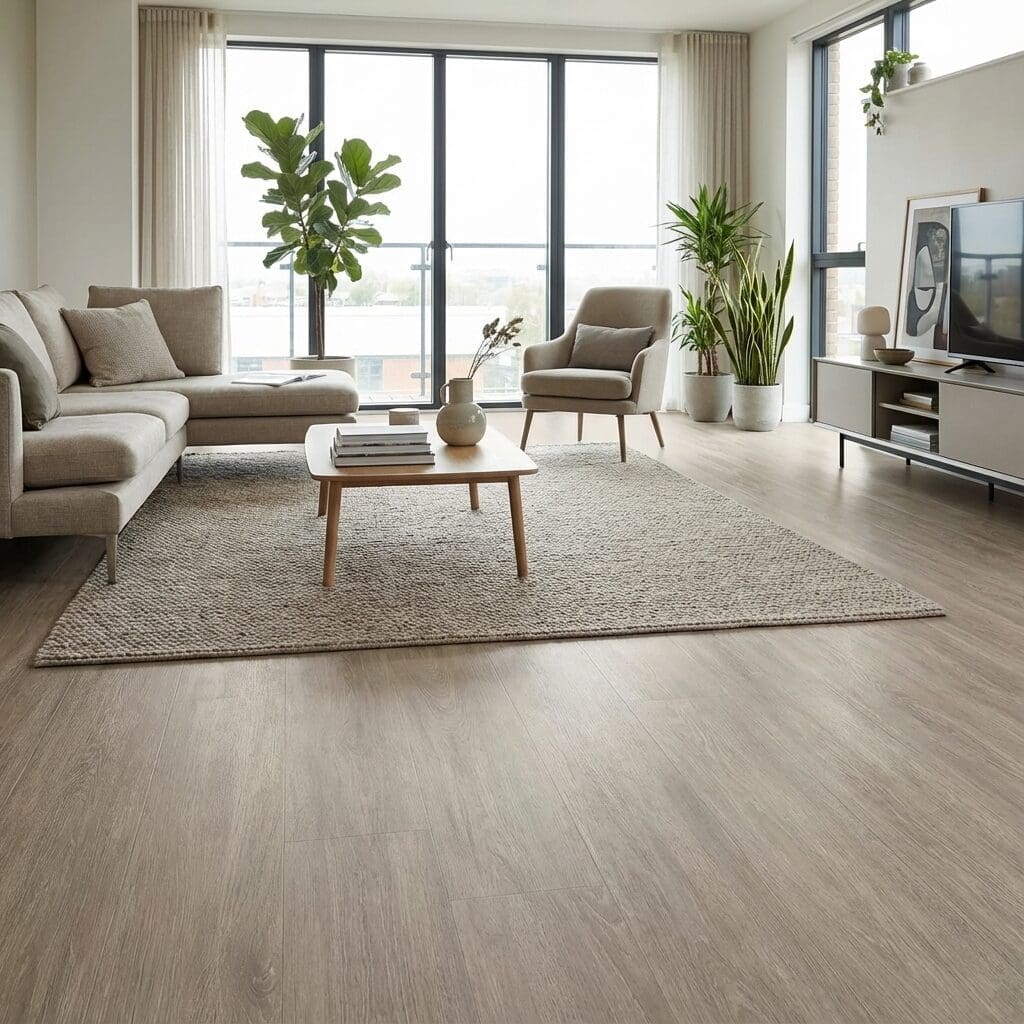Amtico Form Gotland Oak luxury vinyl flooring room interior