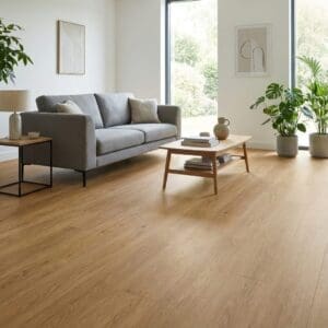 Amtico Form Hanningfield Oak luxury vinyl flooring room interior