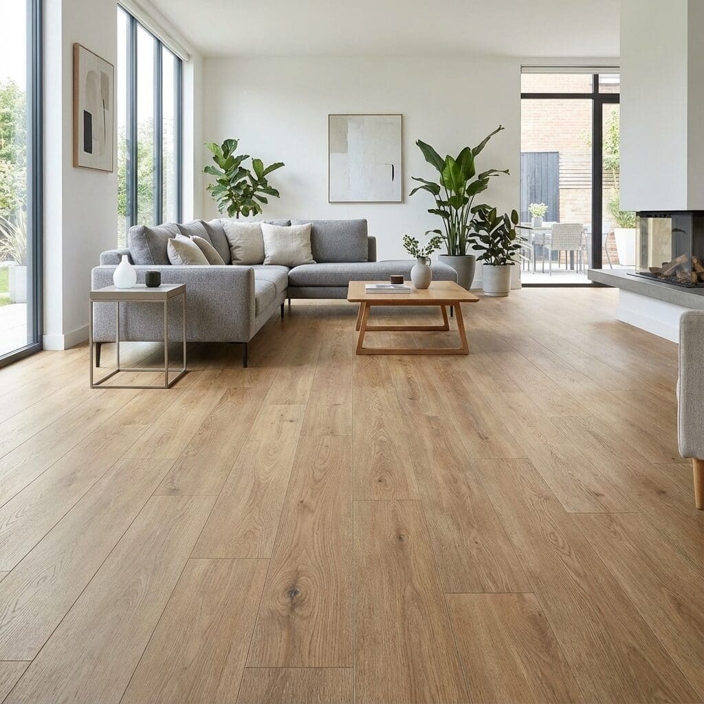 Amtico Form Langdon Oak luxury vinyl flooring room interior