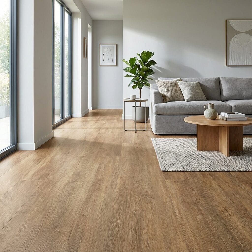 Amtico Form Larvik Oak luxury vinyl flooring room interior