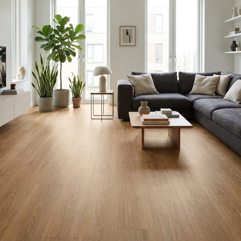 Amtico Form Otta Oak luxury vinyl flooring room interior
