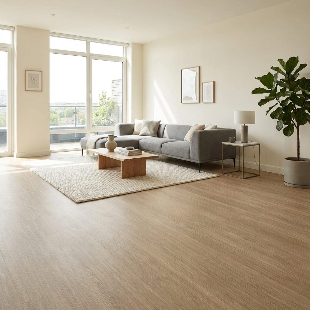 Amtico Form Shell Oak luxury vinyl flooring room interior