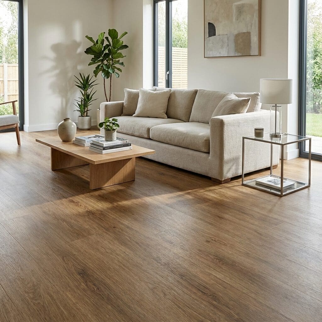 Amtico Form Thorndon Oak luxury vinyl flooring room interior