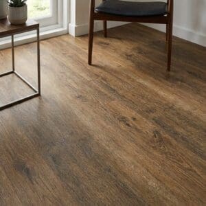 Amtico Signature Aged Oak luxury vinyl flooring detailed view