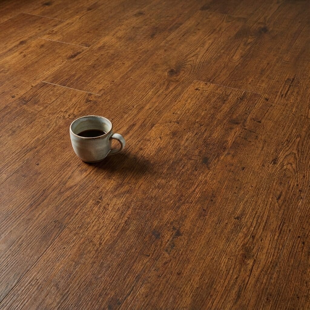 Amtico Signature Antique Wood luxury vinyl flooring close-up texture