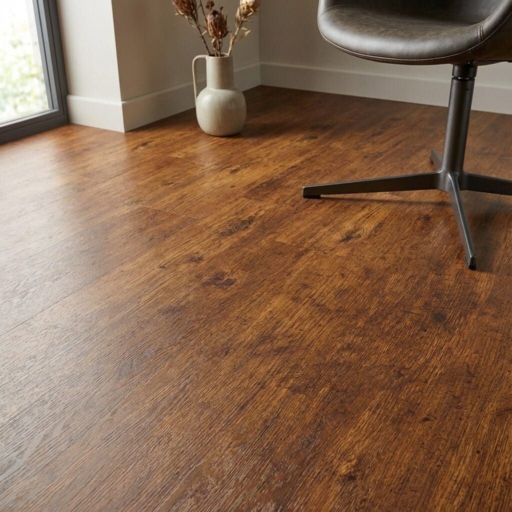 Amtico Signature Antique Wood luxury vinyl flooring detailed view