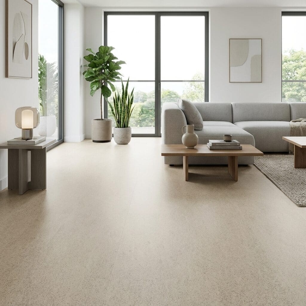 Amtico Signature Basilica Salt luxury vinyl flooring room interior