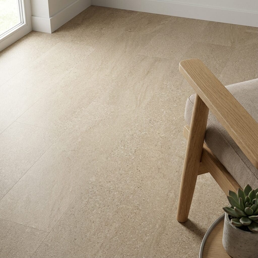 Amtico Signature Basilica Shell luxury vinyl flooring detailed view